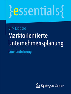 cover image of Marktorientierte Unternehmensplanung